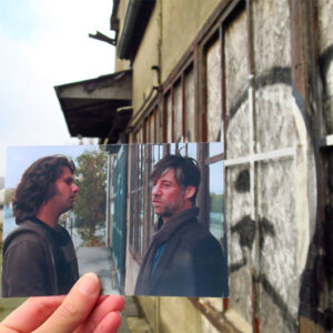 Filmszene aus "Soul Kitchen" mit Adam Bousdoukos und Birol Ünel, Wilhelmsburg, Hamburg