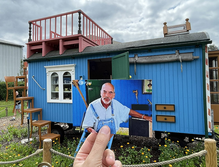 Original-Bauwagen aus "Löwenzahn", Filmpark Babelsberg
