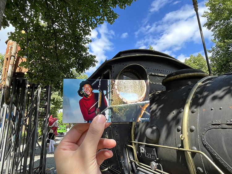 Dampflok Emma im Lummerland, Filmpark Babelsberg 