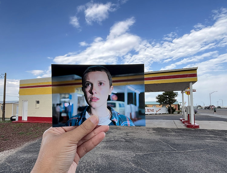 "Stranger Things"-Drehort Whiting Brothers Gas Station, New Mexico