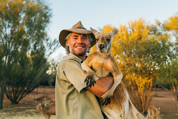 Chris „Brolga“ Barns, The Kangaroo Sanctuary