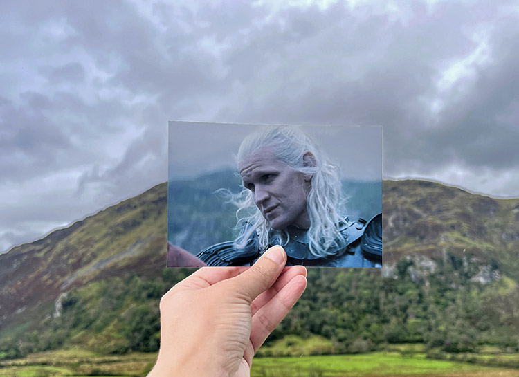 Szene aus "House of the Dragon", Eryri National Park, Wales