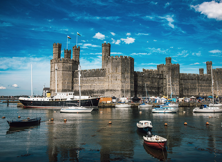 Caernarfon Castle, Wales