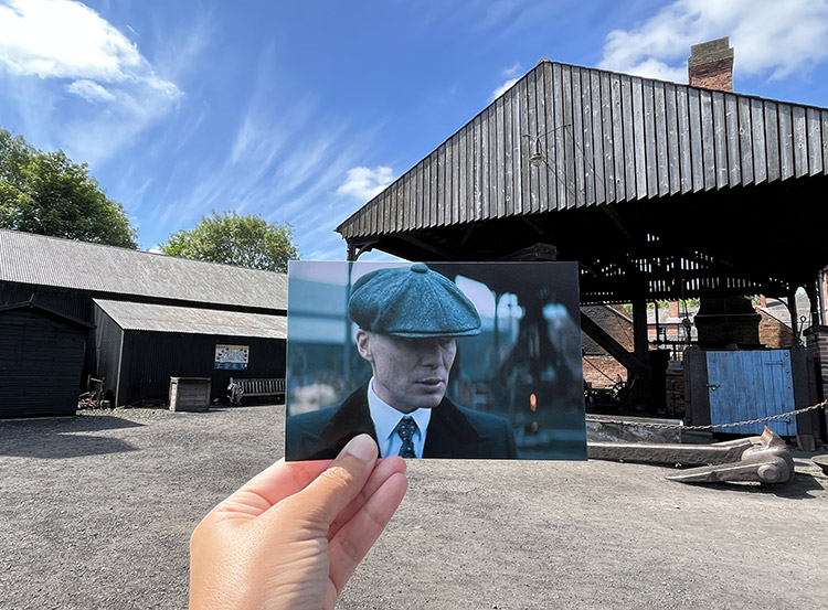 Szene aus "Peaky Blinders" im Black Country Living Museum 