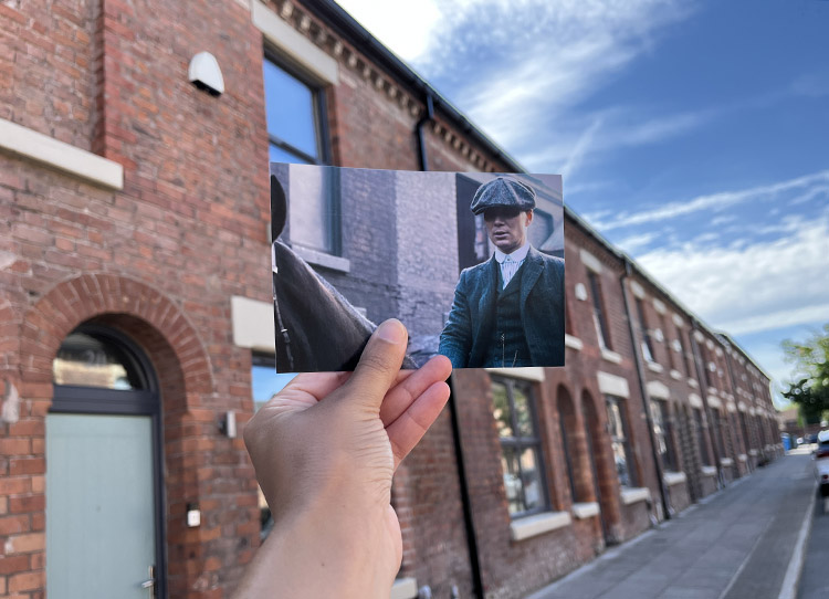 Szene aus "Peaky Blinders" in Liverpool 