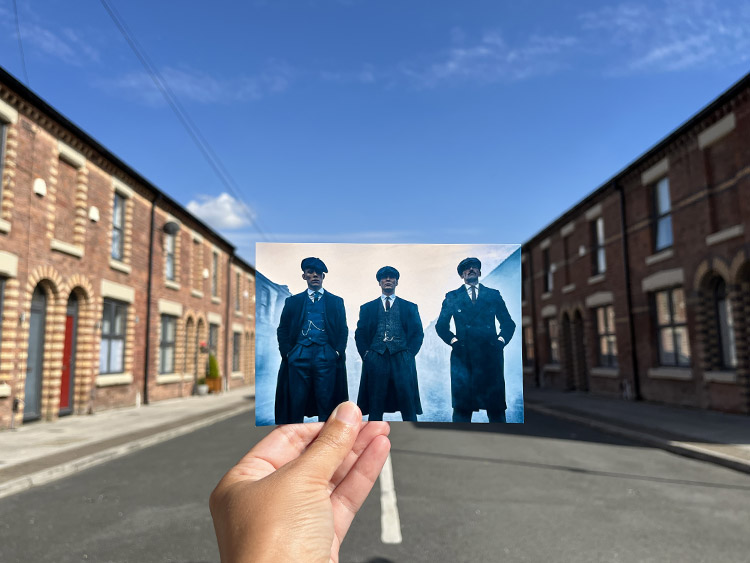 Szene aus "Peaky Blinders" in Liverpool 