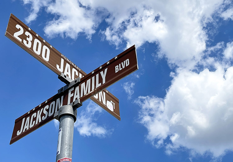 Jackson Street in Gary, Indiana 