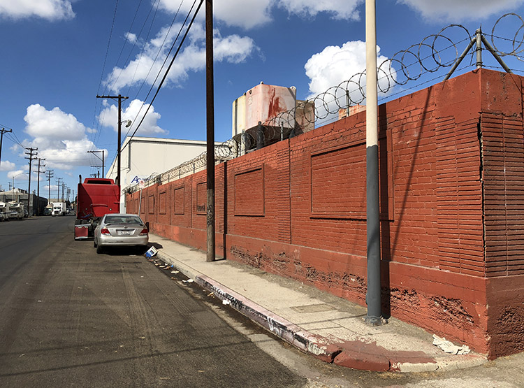 Drehort aus dem Musikvideo "Thriller", Los Angeles