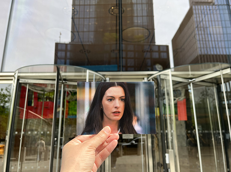 Szene aus "Der Teufel trägt Prada 2" am Hudson Yards, New York