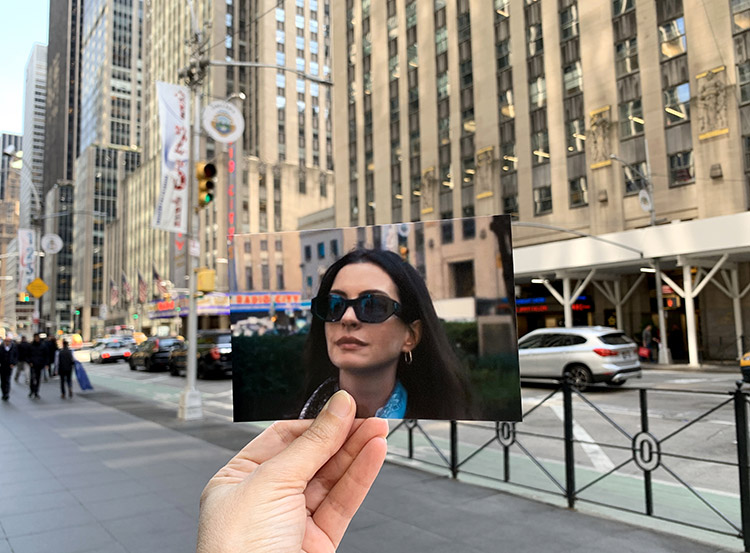 Szene aus „Der Teufel trägt Prada 2“ vor dem McGraw-Hill Building, New York
