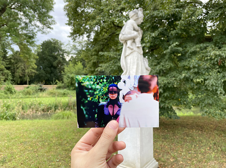 Szene aus "Aeon Flux" in Potsdam