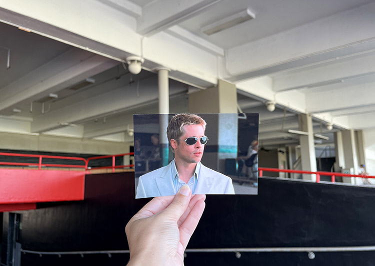 Szene aus "Ocean's Eleven" bei den Derby Lanes, St. Pete-Clearwater