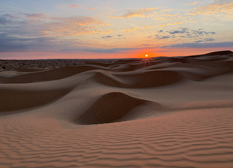Camp Mars in der Sahara, Tunesien